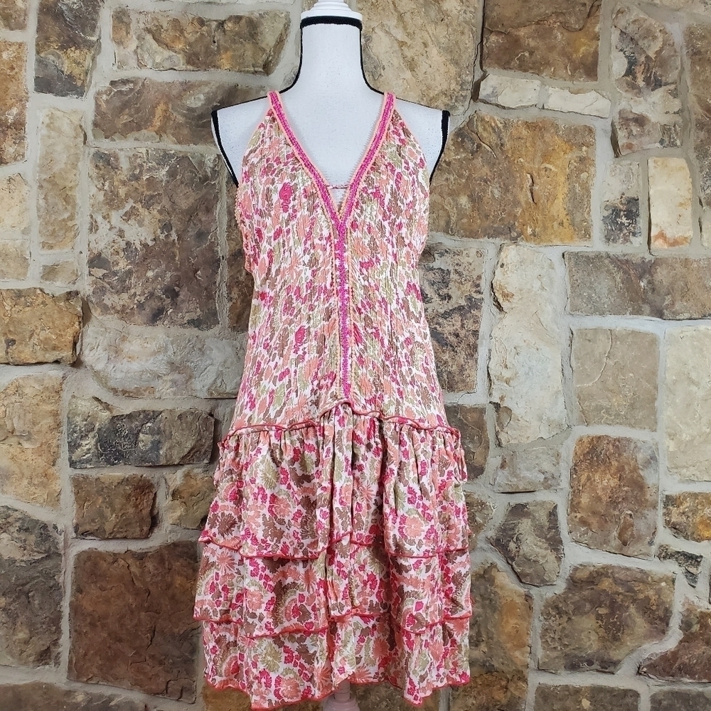POUPETTE St Barth L LARGE Bety Ruffled Mini Dress - Picture 2 of 9